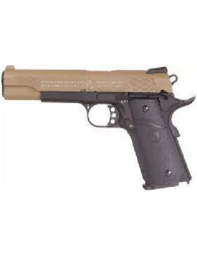 Colt 1911 Combat Gaz Tan et Noir