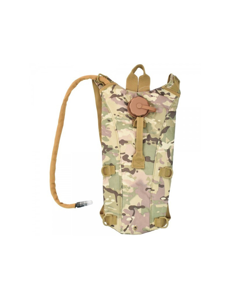 SAC A DOS AVEC POCHE A EAU 3L MULTICAM