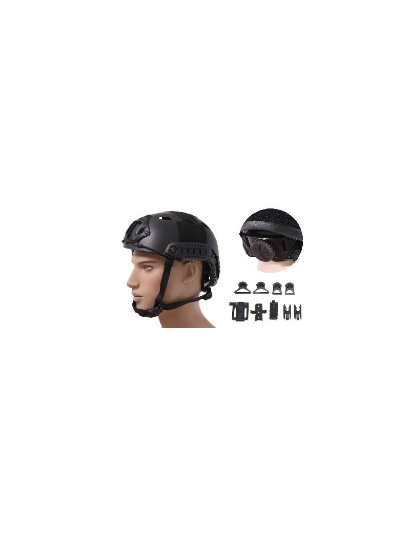 CASQUE FAST PJ NOIR REGLABLE EMERSON