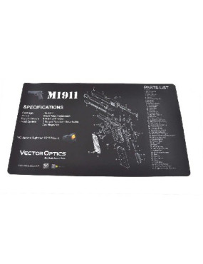 TAPIS DE DEMONTAGE REPLIQUE DE POING M1911 VECTOR OPTICS