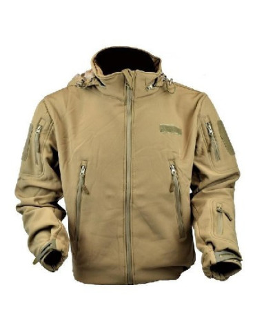 VESTE TACTIQUE PEAU DE REQUIN MARRON TAILLE S JW-BR-S