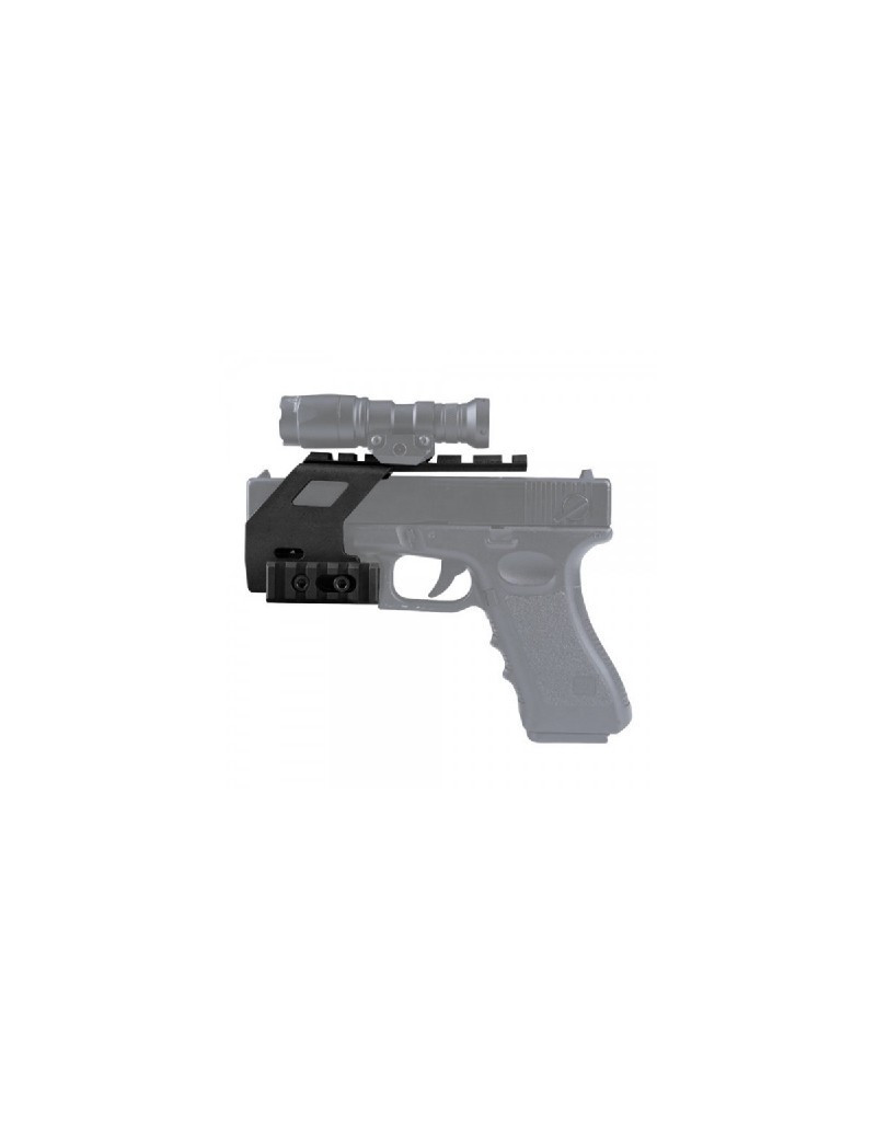 RAIL POUR PISTOLETS DE LA SERIE GLOCK NOIR WO-GB49B