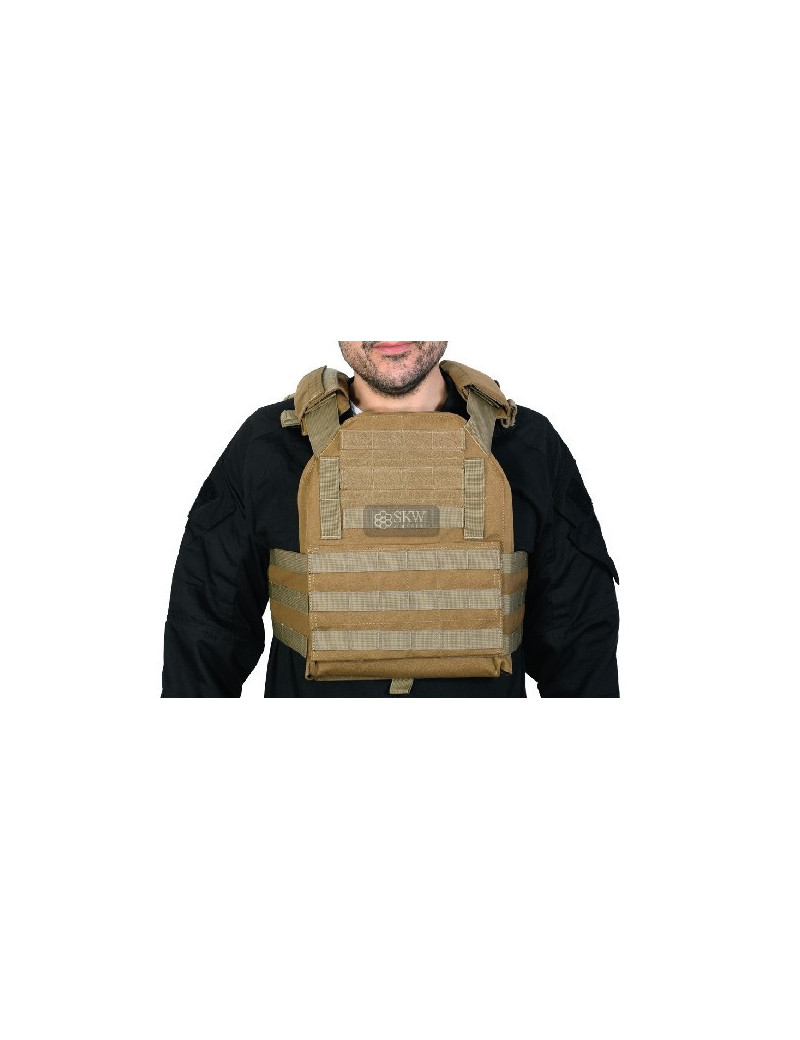 GILET PORTE PLAQUES TAN