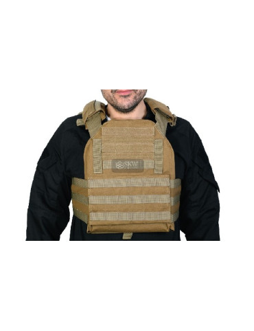 GILET PORTE PLAQUES TAN