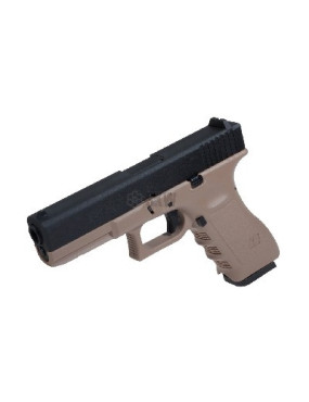 MK1 G17 TAN CO2 BLOW BACK METAL SLIDE SAIGO DEFENSE