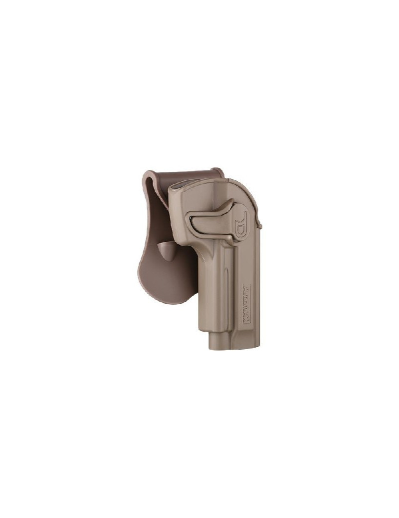 HOLSTER GLOCK TAN AMOMAX DROIT