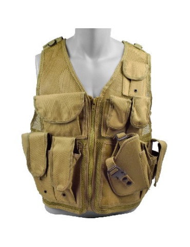 GILET TACTIQUE ROYAL TAN 06557 TAN