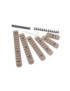 SET 6 RAILS POLYMERE 20MM POUR KEYMOD ET M-LOK TAN