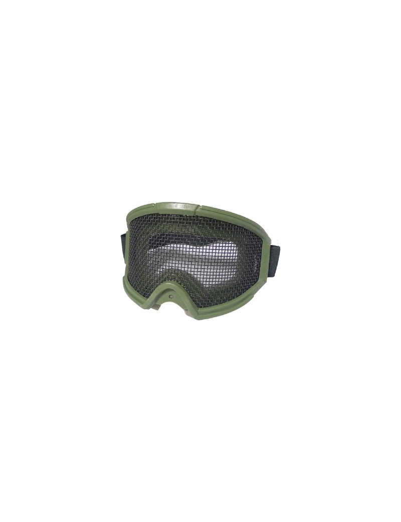 MASQUE AVEC MAILLES METALLIQUES VERT 6058V