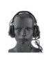 Casque Audio Noir pour Tete avec Reduction de Bruit Wosport