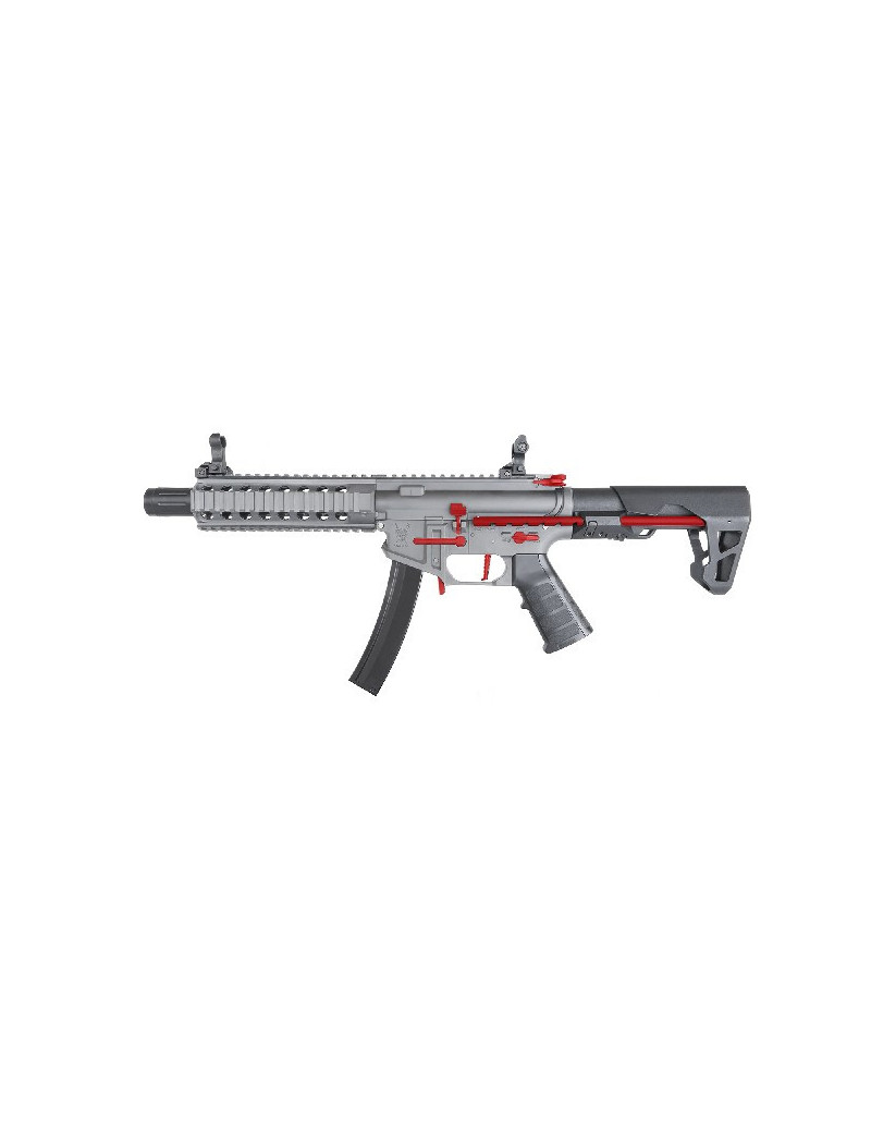 REPLIQUE LONGUE 6MM PDW 9MM SBR L GRISE ROUGE