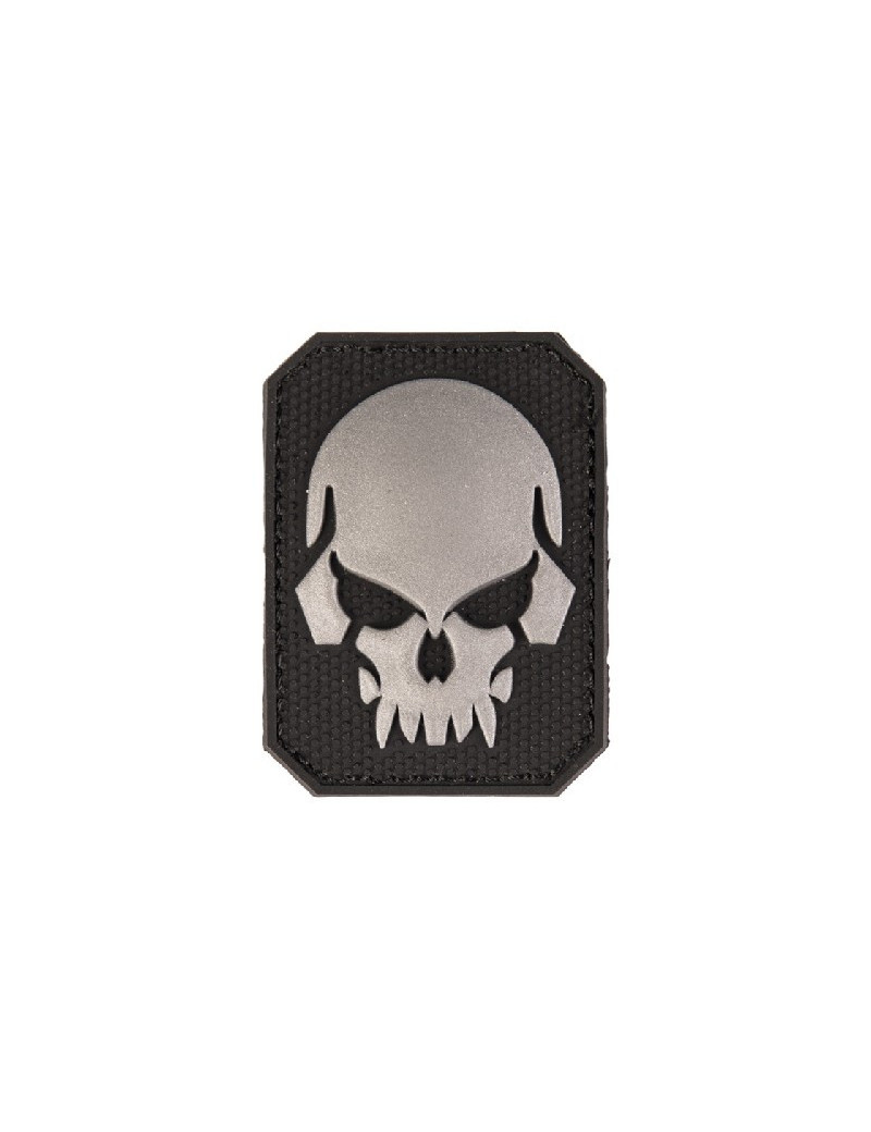 PATCH PVC SKULL NOIR