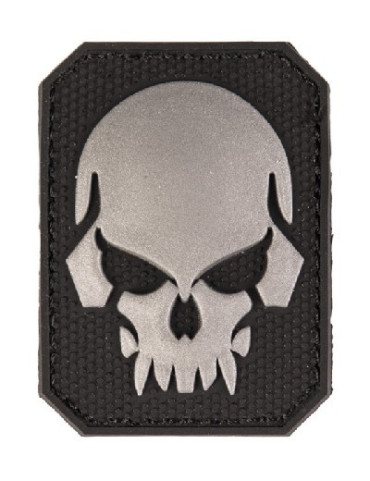 PATCH PVC SKULL NOIR