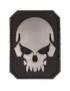 PATCH PVC SKULL NOIR