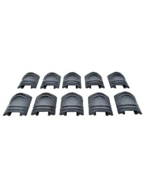 Set de 10 Couvres Rails Noirs Element