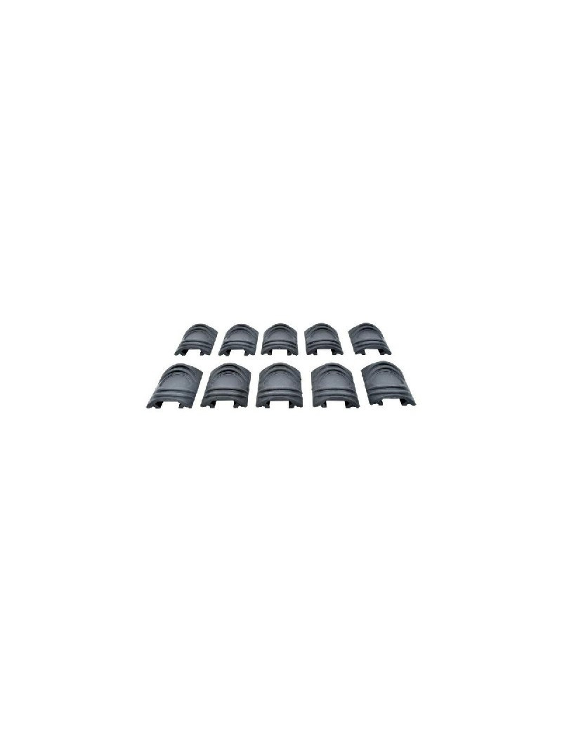 Set de 10 Couvres Rails Noirs Element