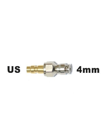 Adaptateur male US vers flexible macroline 4mm