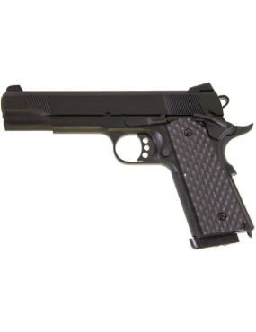 Replique airsoft GBB 1911 MEU Raven full metal gaz noir 1J