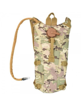 SAC A DOS AVEC POCHE A EAU 3L MULTICAM