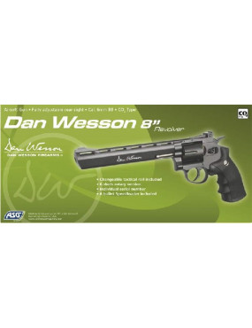 Replique revolver Dan Wesson 8pouces noir low power