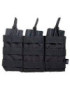 Triple Porte Chargeurs Noir AR15 Delta Tactics