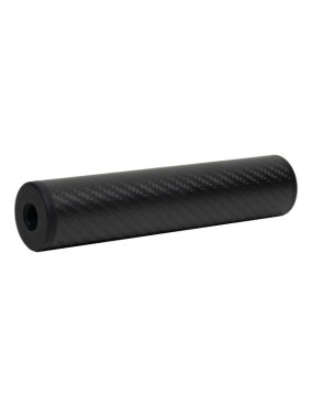 Silencieux Airsoft Swiss Arms Carbone 170x37mm filetage 14mm