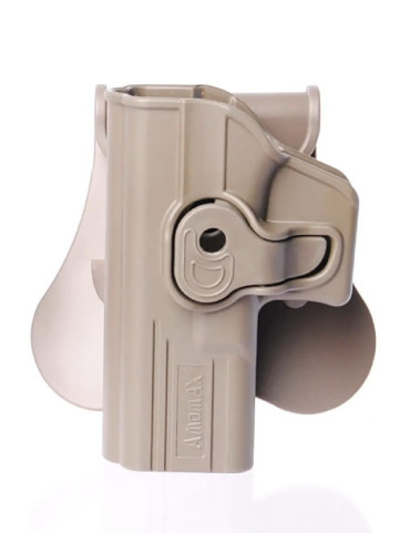 Amomax Holster Tan Gaucher pour Glock