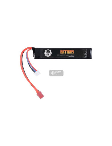 BATTERIE LIPO 11V1 1100MAH 25C T-DEAN DUEL CODE