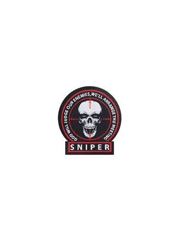 PATCH TETE DE MORT SNIPER 7 x 68CM