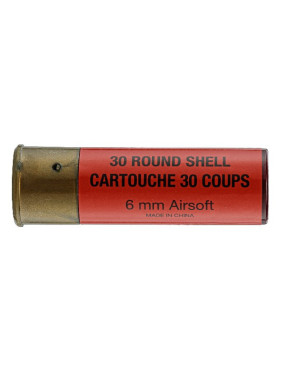 Pack de 6 cartouches Fusil a pompe airsoft BO/FABARM