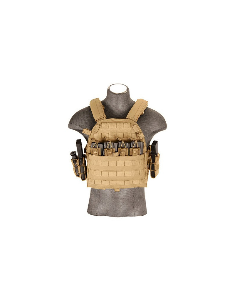 Gilet Plate Carrier OD 1000D Lancer Tactical