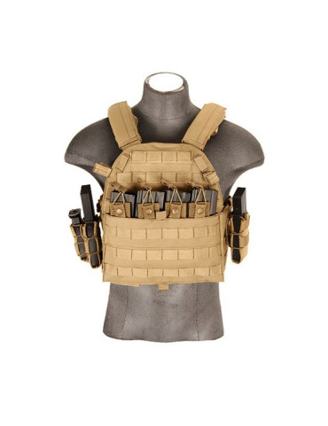 Gilet Plate Carrier OD 1000D Lancer Tactical