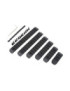 Set 6 Rails Polymeres Noirs Keymod et M-Lok MP