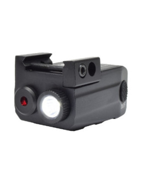 BOITIER LAMPE 140 LUMENS ET LASER ROUGE