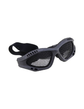 Lunettes Noires avec Monture en Mailles Metalliques