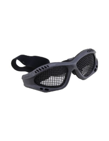 Lunettes Noires avec Monture en Mailles Metalliques