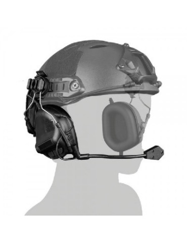 Casque Audio Noir pour Casque Fast Wosport