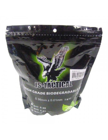 Billes Bio Blanches 023 Gr JS Tactical