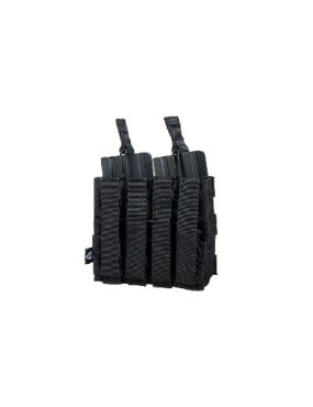 Porte Chargeurs Double AR15 Noir Delta Tactics