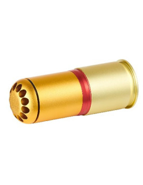 Grenade 40mm a gaz 120 BBs Or Rouge Orange